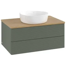 Villeroy & Boch Waschtischunterschrank 800 x 36 x 50 cm Eiche