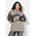 Ulla Popken Rollkragenpullover grau / schwarz L-XL