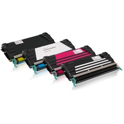 Multipack kompatibel zu Lexmark C734A2 enthält 4x Tonerkartusche