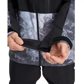 QUIKSILVER Sycamore Snow Jacke, Bedruckt, Schwarz, Größe M