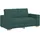 vidaXL Sofa Dunkelgrün 120 cm Stoff