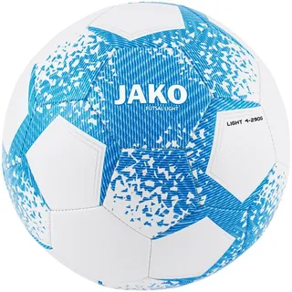 Jako Unisex Ball Futsal Light, Weiß/Jako-Blau/Lightblue, 4