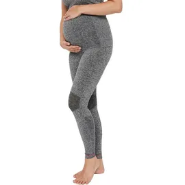MAMA LICIOUS Mamalicious Fit Active Maternity Leggings, Medium Grey Melange L/XL