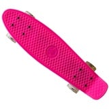 MASTER Kunststoff-Board mit Leuchtrollen Mini Cruiser, Rosa, One Size