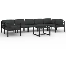 vidaXL Modell 5 Loungeset Aluminium anthrazit