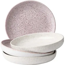 gipfelstück Suppenteller Alpenwiese 26 cm Beere/Creme 4er Set