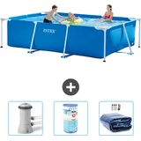 Rechteckiger Frame Pool - 300x200x75 Cm - 4-teilig  S21254
