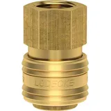 Lüdecke Schnellverschlusskupplung NW 7,2mm, Messing, Serie ES, IG G3/8