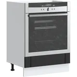 vidaXL Herdumbauschrank Lucca 0 x 0 x 0 cm Schwarz