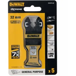 DEWALT BiM Sägeblatt mit schräger Schnittfläche 32 mm, 5 Stück - DT20776-QZ