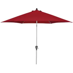 CASAYA Sonnenschirm, ØxH: 300 x 255 cm, abknickbar, Sonnenschutzfaktor: 50+ - rot