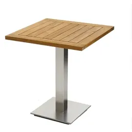 Niehoff Bistro Tisch Klapptisch 95 x 95 x 76 cm Teak geölt