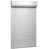 vidaXL Rollladen Aluminium 100x210 Cm Weiß