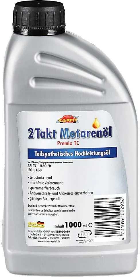 2-Takt-Motorenöl, teilsynthetisch, 1 Liter