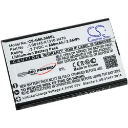 Powery Akku für Klapp-Handy Gigaset GL590