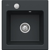 Villeroy & Boch Subway 45 XS ebony + Excenterbetätigung + Lochbohrungen