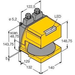 TURCK Sicherheitslaserscanner AG4-4E