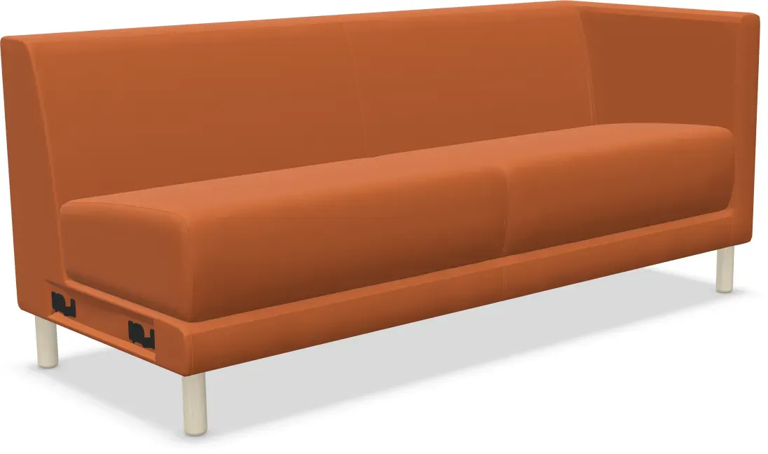 Profim Vancouver Lite VL3L Linkes 3-sitziges Ecksofa-Modul, 4-Fuß frei konfigurierbar