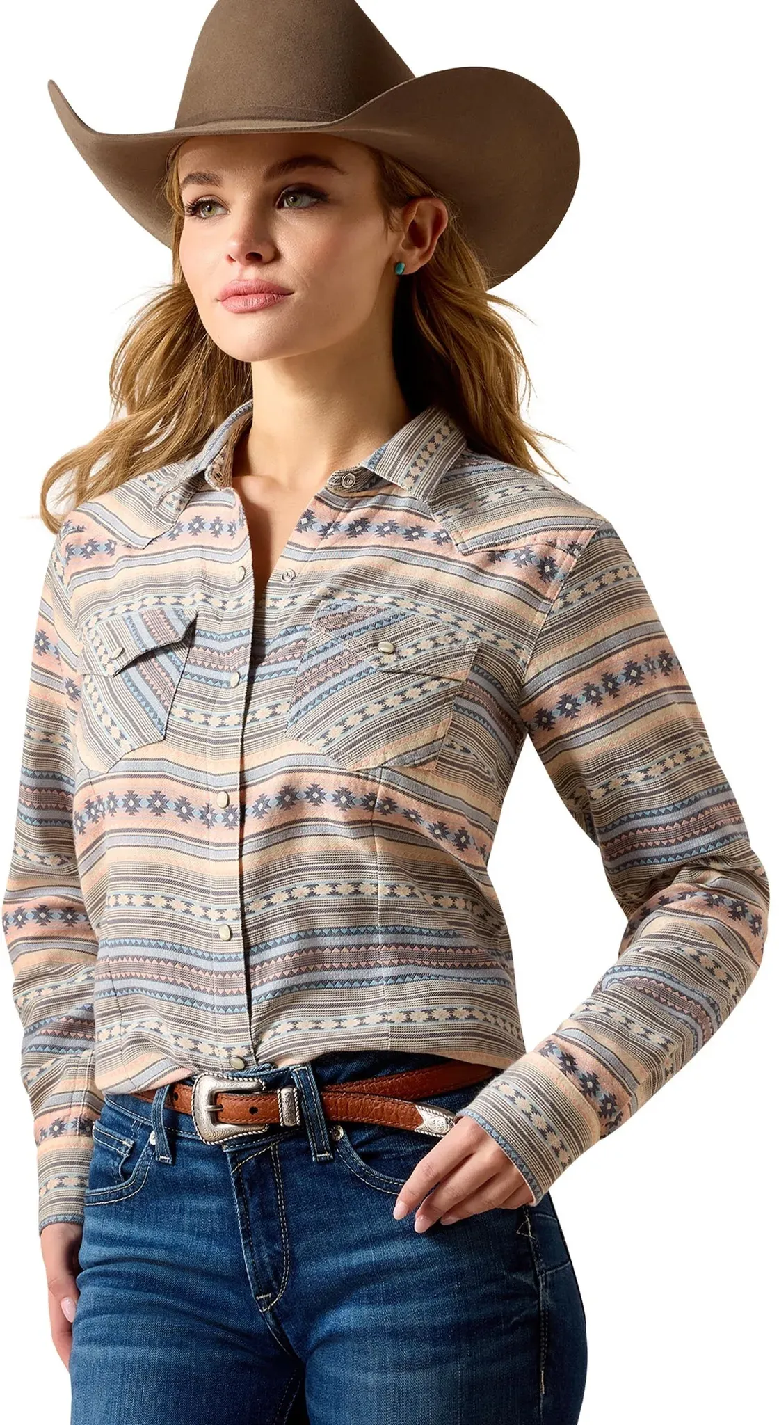Ariat Damen Arizona Westernhemd mit Druckknöpfen