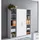 MID.YOU Büro Office Edition Set 3, Grau/Weiß
