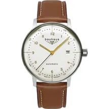 Bauhaus 2064-1 Herren-Armbanduhr Automatik mit Lederband