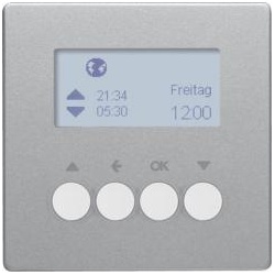 Berker Jalousie-Schaltuhr (alu, samt)