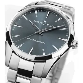 Hamilton Jazzmaster Quartz Blau Kautschuk 40 mm H32461141