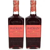 Hayman‘s Sloe Gin 26% Vol.| Schleehengin|Hayman's of London|Angenehme Wacholder- und Kräuteraromen mit einer bitter-süßen Fruchtigkeit|Gin Masters Gold Award | 700ml (Packung mit 2)