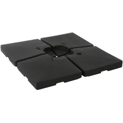 Ampelschirmständer Marktschirmständer für Bodenkreuz, 78kg