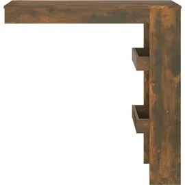 vidaXL Wand-Bartisch 102 x 45 x 103,5 cm Räuchereiche