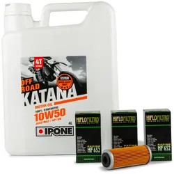 Ölwechsel Service Kit (3 Filter) Ipone 10W50 450 SXF / FC / MC