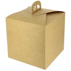MONOUSO - Panettone Kraftkarton 1000g 21,5x21,5x21,5cm (25 Stück)