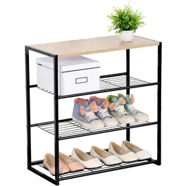 CaliCosy Schuhregal 30 x 63 x 63 cm Esche / Helles Holz