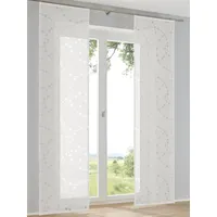 Kutti Schiebegardine HEINE HOME Gr. (1 weiß, B:60cm H:145cm, Baumwolle, Polyester, Gardinen