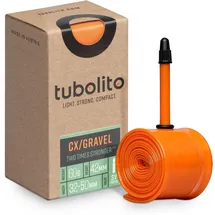 Tubolito Tubo-CX/Gravel-All-SV42 - CX/Gravel – 700c/28 Zoll – 42-mm-Ventil – Orange