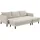 Atlantic Home Collection Ecksofa »Rekvik L-Form« mit Wellenunterfederung, Ottomane beidseitig montierbar