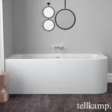 Tellkamp Thela Eck-Badewanne mit Verkleidung, 0100-248-00-A/CRWM,