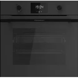 Küppersbusch MattBlack Design Linie. Pyrolyse-Backofen mit ökotherm®, professioneller 340°C Pizzafunktion und 8 weiteren Funktionen BP6332.0KSM6