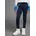 Leggings Basic Leggings für große und kleine Mädchen Mädchen Gr 140/146 N-Gr blau marine Single Jersey Obermaterial 95 Baumwolle 5 Elasthan bedruckt eng lang Hosen Leggings mit Logodruck