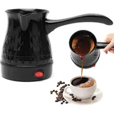 Türkischer Kaffeekocher 500ML Elektrische Türkische Kaffeekanne Espressokocher Induktion Kaffeemaschine Milchkanne Mokkakanne mit Griff, Mocha Pot Turkish Coffee Pot für Zuhause Büro Reisen Mocca Tee