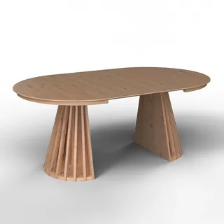Esstisch ausziehbar Ennio Echtholz furniert/MDF