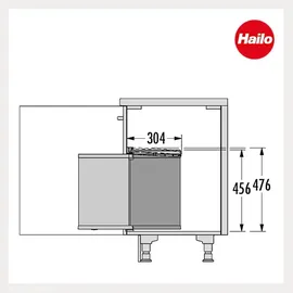 HAILO Mono 20 l Dunkelgrau