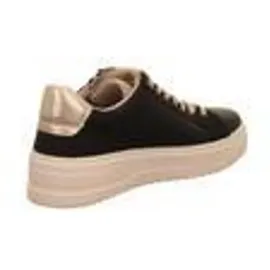 Marco Tozzi Damen Sneaker flach mit Reißverschluss Freizeit, Schwarz 39 EU