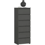 Milord Highboard 40 x 109 x 35 cm Grau