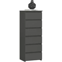 Milord Highboard 40 x 109 x 35 cm Grau