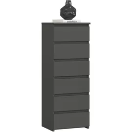 Milord Highboard 40 x 109 x 35 cm Grau