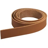 Rayher Kunstlederband flach, braun, 2 cm, 138 m