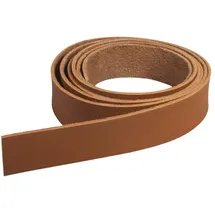 Rayher Kunstlederband flach, braun, 2 cm, 138 m