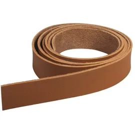 Rayher Kunstlederband flach, braun, 2 cm, 138 m