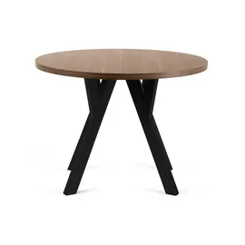 Konsimo Esstisch Ø 100 cm braun